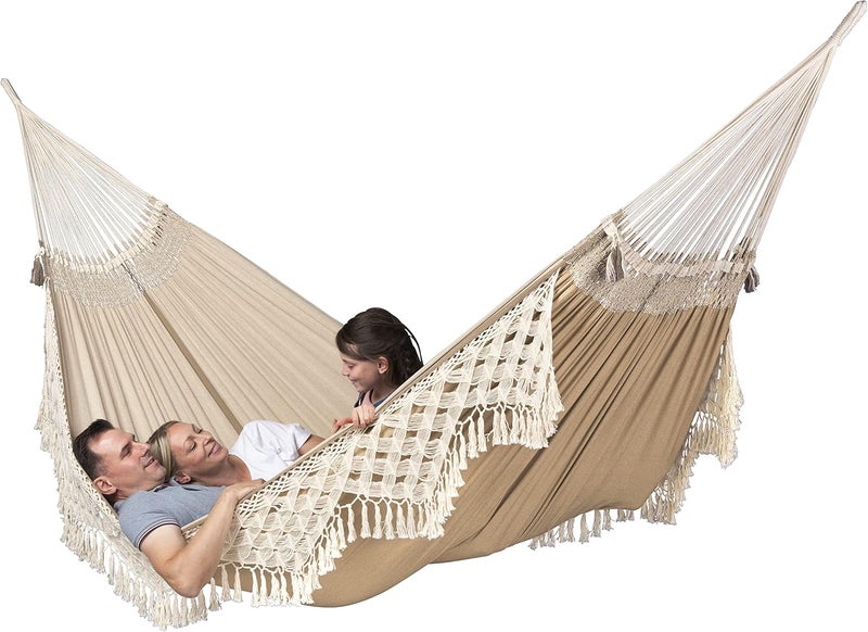 LA SIESTA Bossanova Kingsize Classic Hammock (Size XL - 180 cm) (Muscade) - Image 3